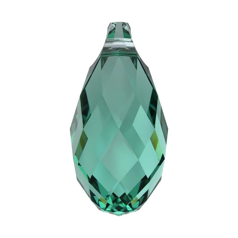 Swarovski Crystal Pendants 6010 11 x 5,5 mm Recreated Caribbean Green