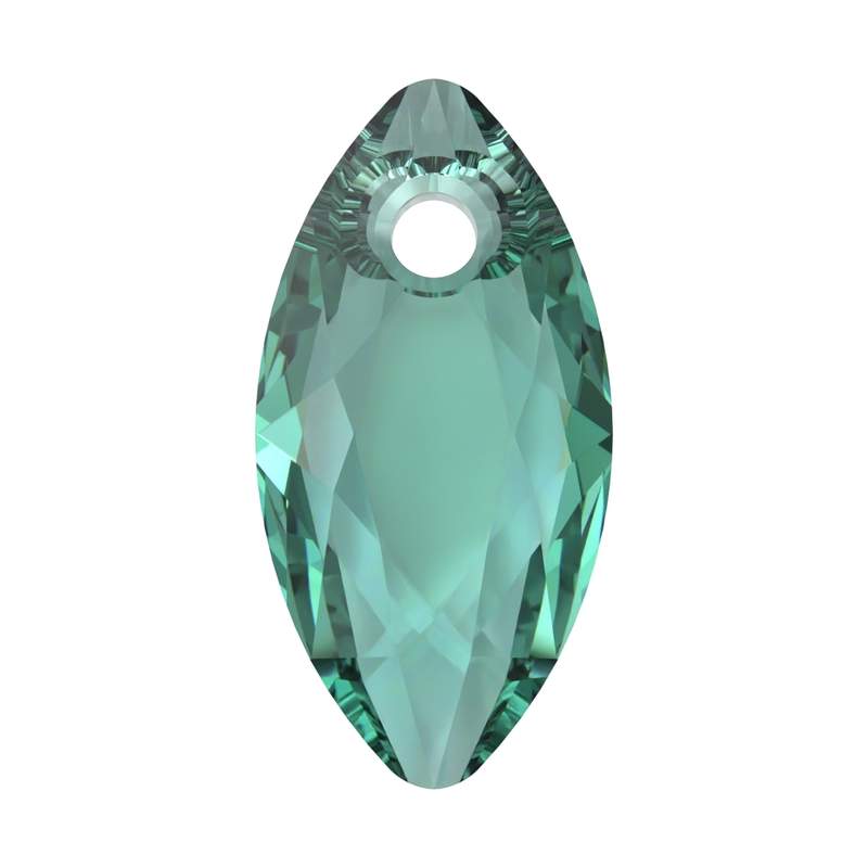 Swarovski Crystal Pendants 6437 11,5 mm Recreated Caribbean Green