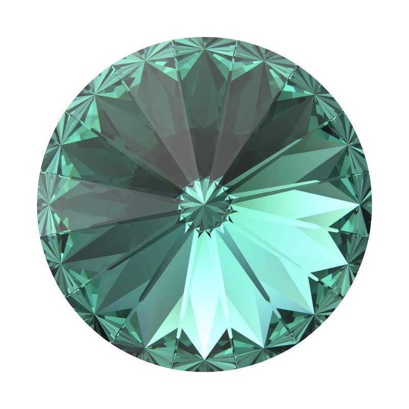 Swarovski Round Stones 1122 14 mm Recreated Caribbean Green F