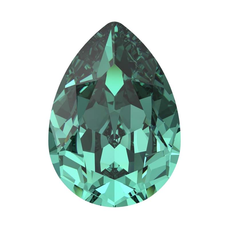 Swarovski Fancy Stones 4320 14 x 10 mm Recreated Caribbean Green F