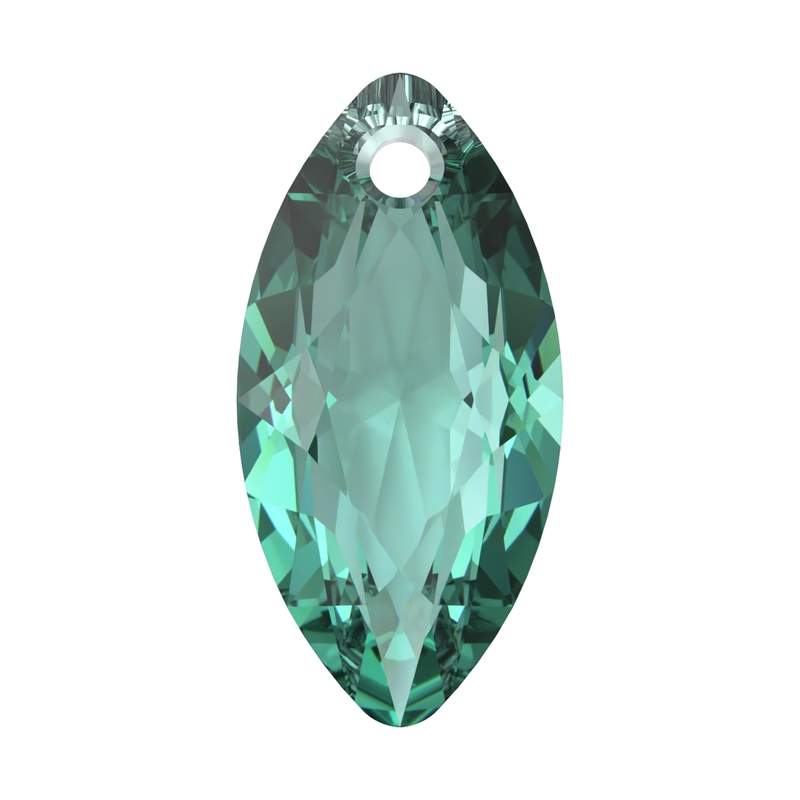 Swarovski Crystal Pendants 6437 16 mm Recreated Caribbean Green