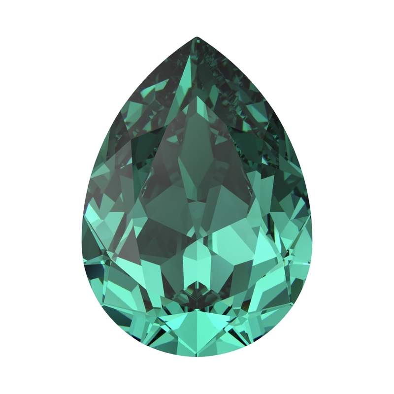 Swarovski Fancy Stones 4320 18 x 13 mm Recreated Caribbean Green F