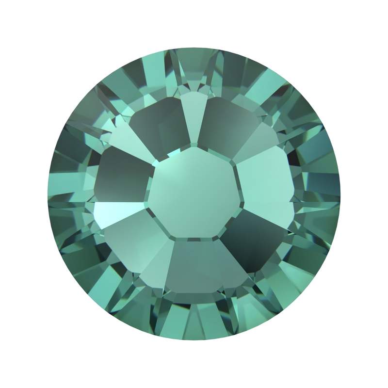 Swarovski Flatback Crystals 2058 ss 5 Recreated Caribbean Green F