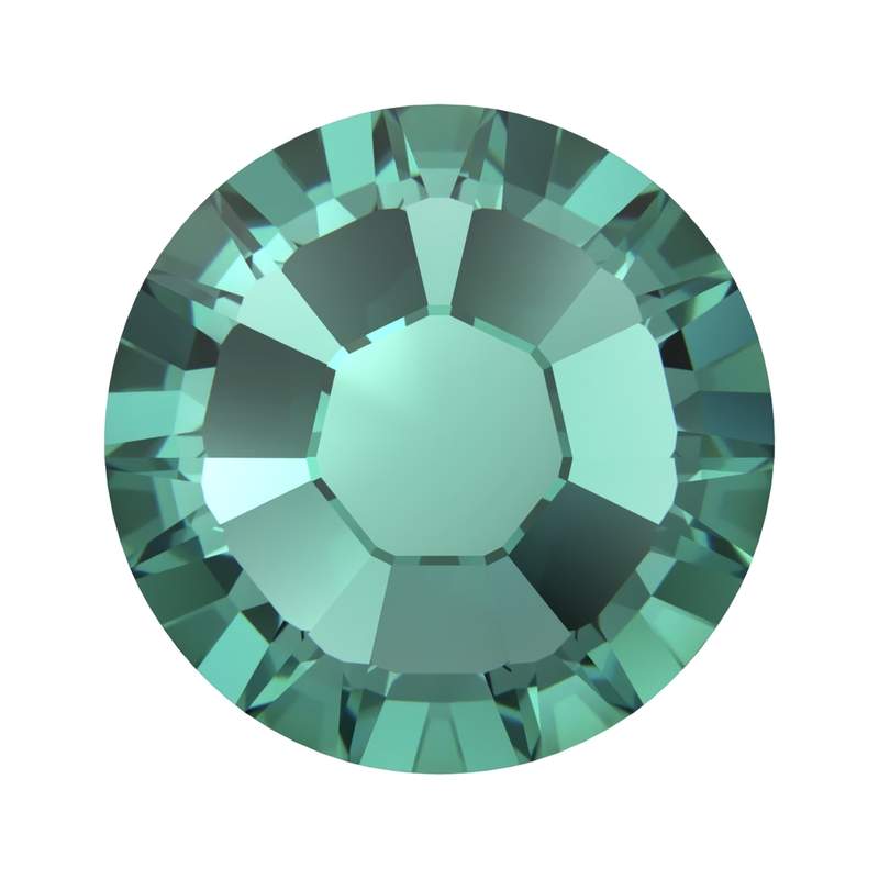 Swarovski Hotfix Crystals 2038 ss 8 Recreated Caribbean Green A HF