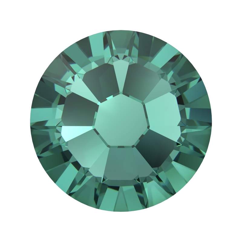 Swarovski Flatback Crystals 2058 ss 9 Recreated Caribbean Green F