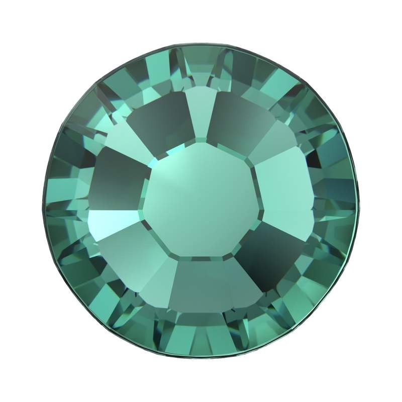 Swarovski Hotfix Crystals 2038 ss 10 Recreated Caribbean Green A HF