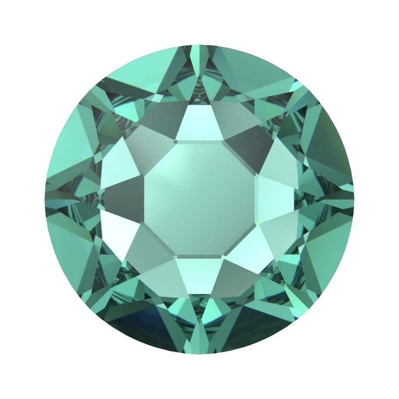 Swarovski Hotfix Crystals 2078 ss 12 Recreated Caribbean Green A HF