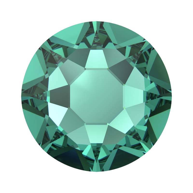 Swarovski Hotfix Crystals 2078 ss 16 Recreated Caribbean Green A HF