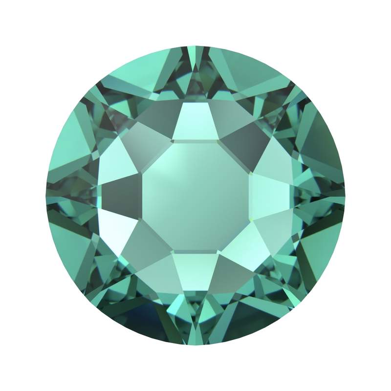 Swarovski Hotfix Crystals 2078 ss 30 Recreated Caribbean Green A HF
