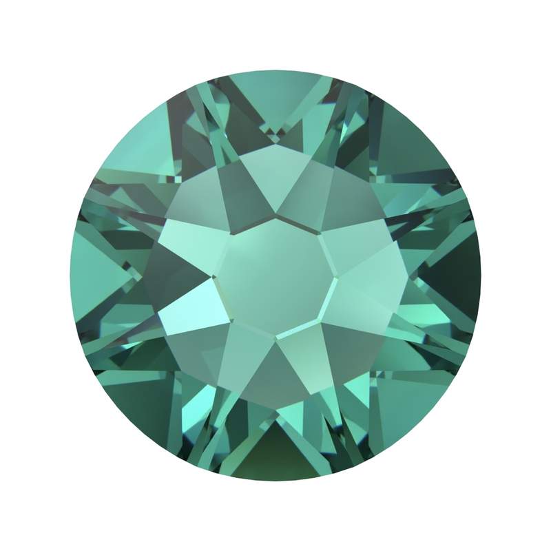 Swarovski Flatback Crystals 2088 ss 30 Recreated Caribbean Green F