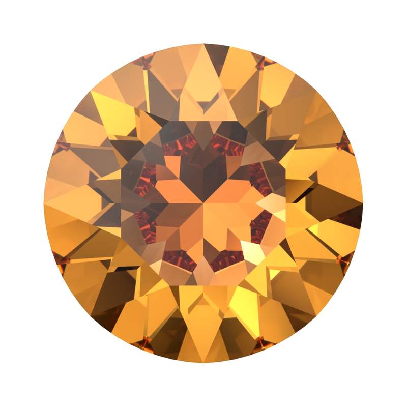Swarovski Round Stones 1088 ss 34 Dark Orange F