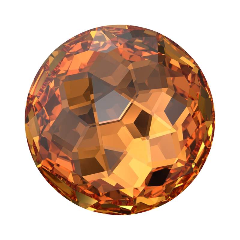 Swarovski Round Stones 1383 8 mm Dark Orange F