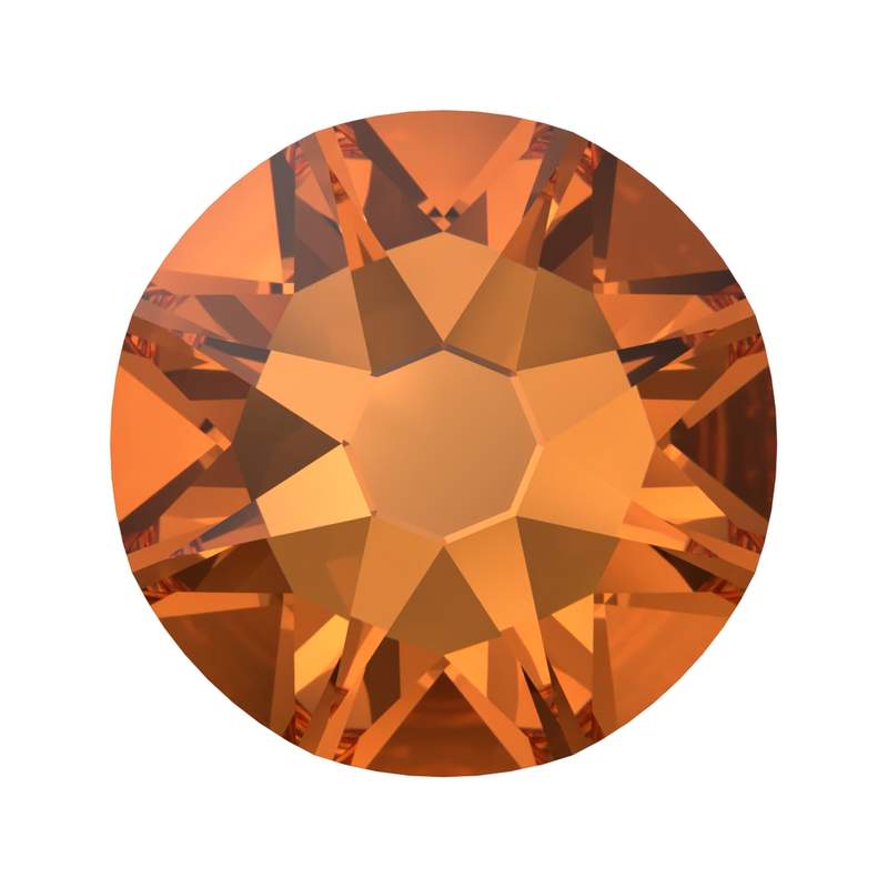 Swarovski Flatback Crystals 2088 ss 12 Dark Orange F
