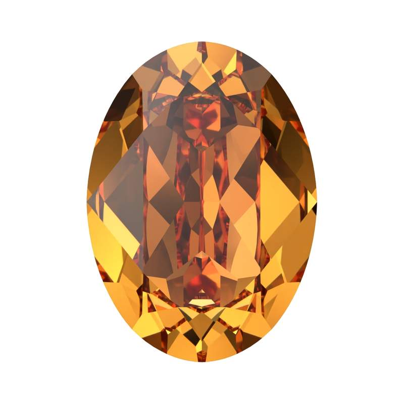 Swarovski Fancy Stones 4120 14 x 10 mm Dark Orange F