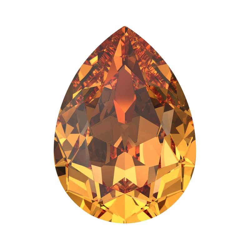 Swarovski Fancy Stones 4320 8 x 6 mm Dark Orange F