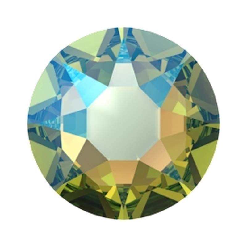 Swarovski Hotfix Crystals 2078 ss 20 Recreated Peridot Shimmer A HF