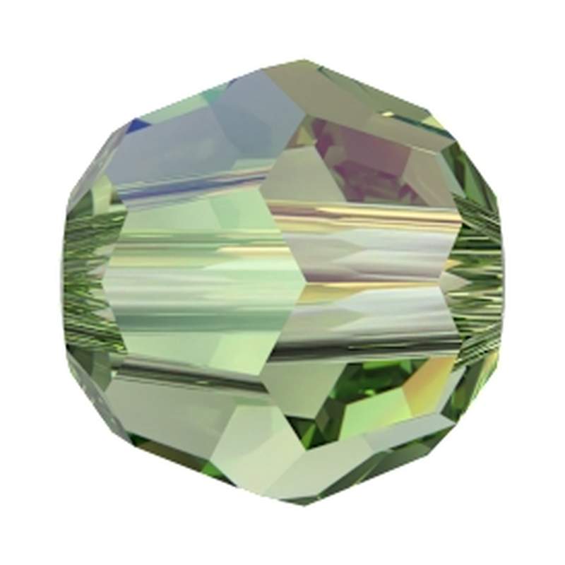 Swarovski Crystal Beads 5000 4 mm Recreated Peridot Shimmer