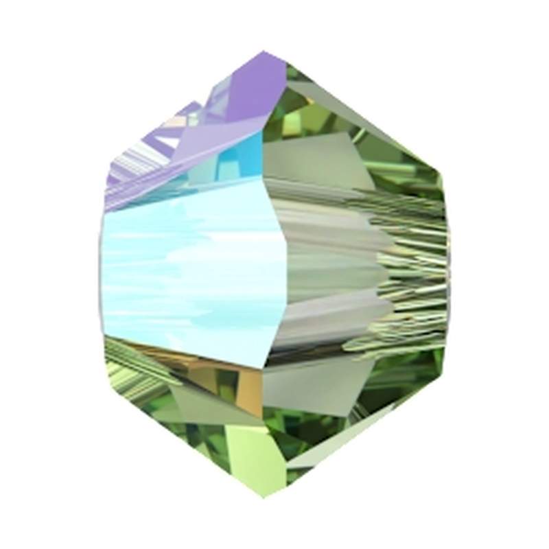 Swarovski Crystal Beads 5328 3 mm Recreated Peridot Shimmer