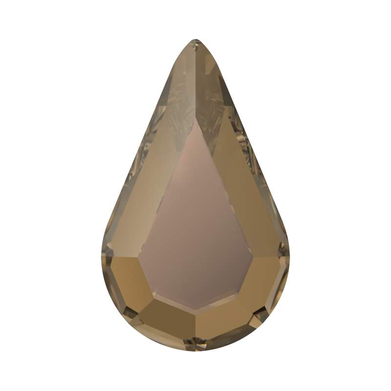 Swarovski Flatback Crystals 2300 8 x 4,8 mm Crystal Bronze F