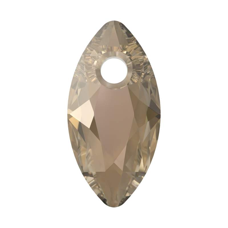 Swarovski Crystal Pendants 6437 9 mm Crystal Bronze