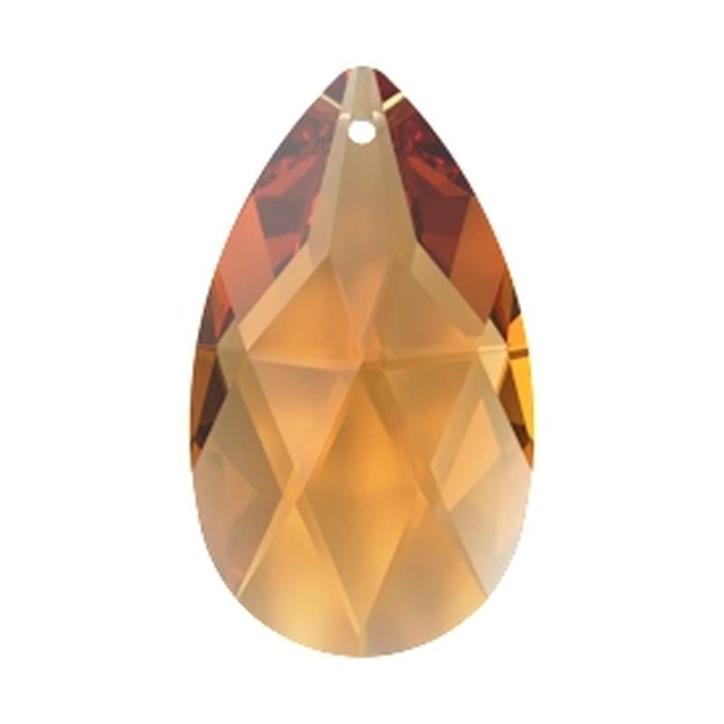 Swarovski Lighting Crystals 8721 63 x 37 mm Topaz
