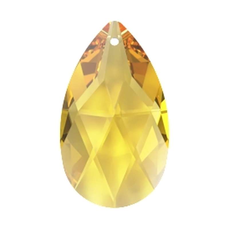 Swarovski Lighting Crystals 8721 38 x 22 mm Light Topaz