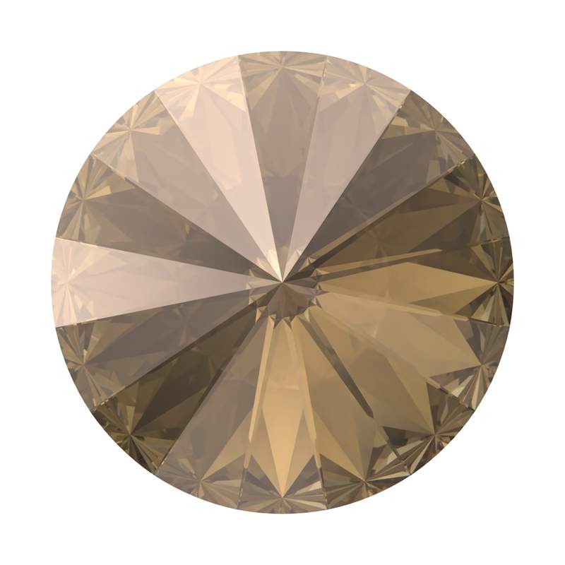 Swarovski Round Stones 1122 12 mm Crystal Bronze F