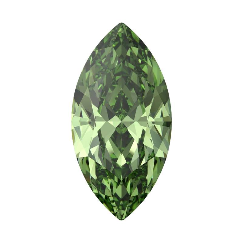 Swarovski Fancy Stones 4210 8 x 4 mm Recreated Peridot F