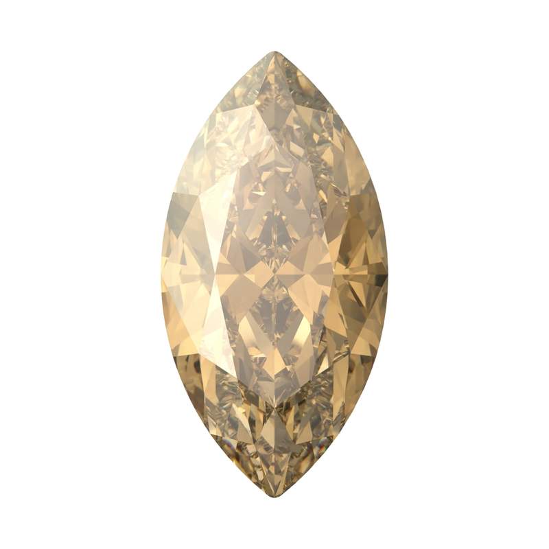 Swarovski Fancy Stones 4210 8 x 4 mm Crystal Golden Shadow F