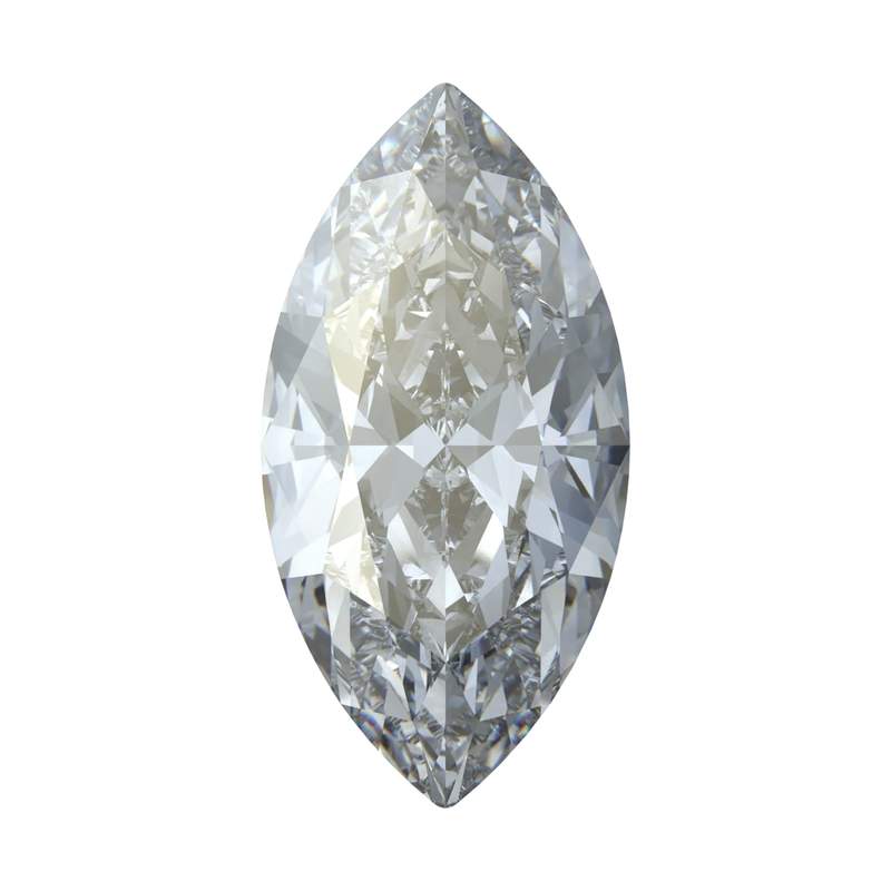 Swarovski Fancy Stones 4210 8 x 4 mm Crystal Blue Shade F