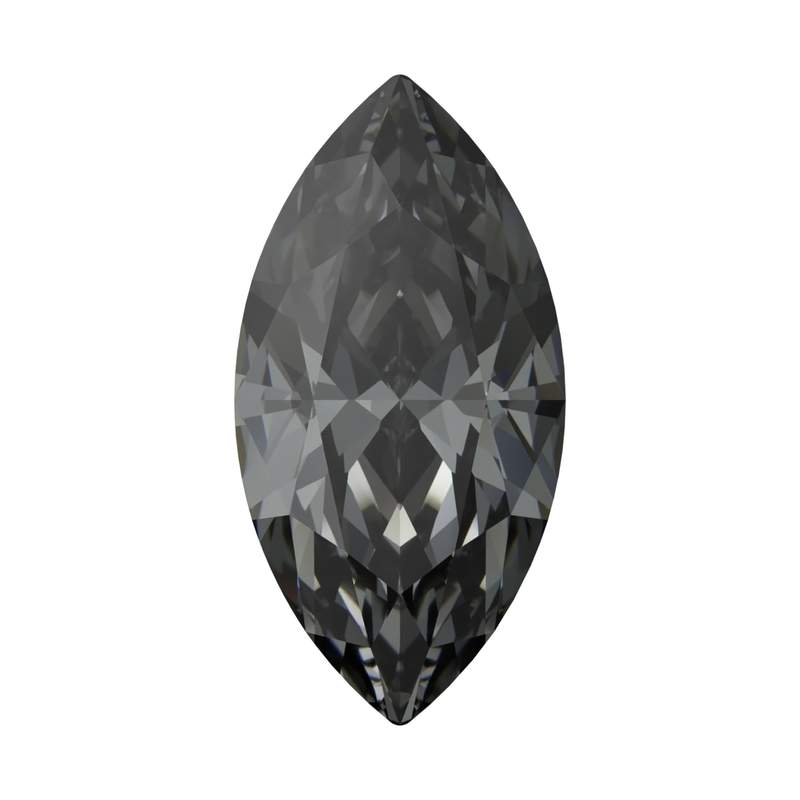 Swarovski Fancy Stones 4210 8 x 4 mm Crystal Silver Night F