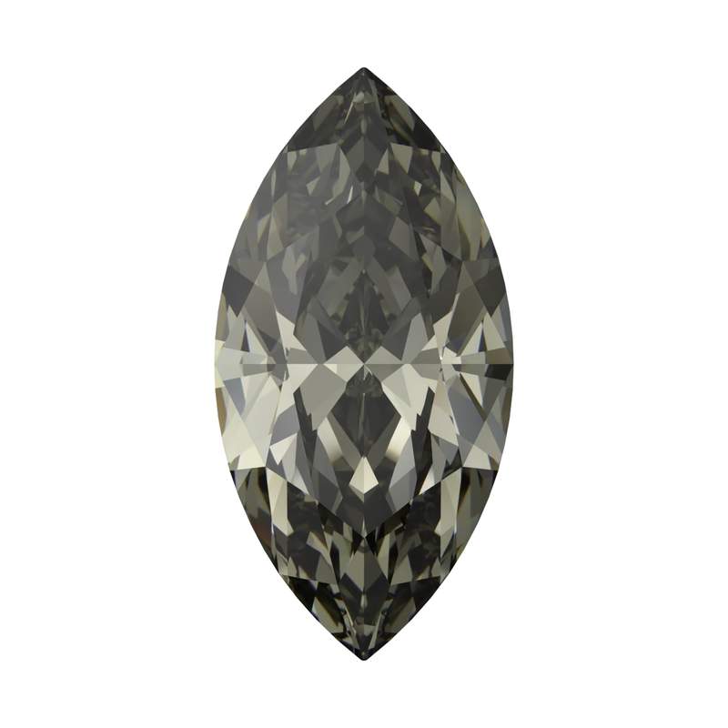 Swarovski Fancy Stones 4210 10 x 5 mm Black Diamond F