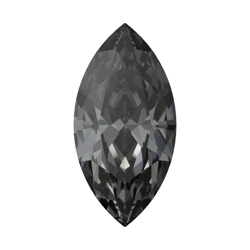 Swarovski Fancy Stones 4210 10 x 5 mm Crystal Silver Night F