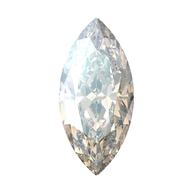 Swarovski Fancy Stones 4210 15 x 7 mm Crystal Moonlight F