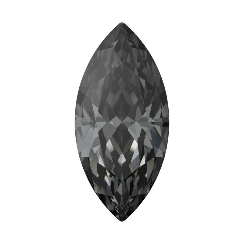 Swarovski Fancy Stones 4210 15 x 7 mm Crystal Silver Night F