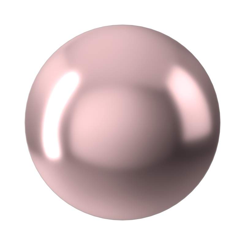 Swarovski Crystal Pearls 5817 8 mm Crystal Vintage Rose Pearl