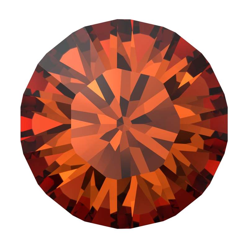 Swarovski Round Stones 1028 pp 4 Persian Red F
