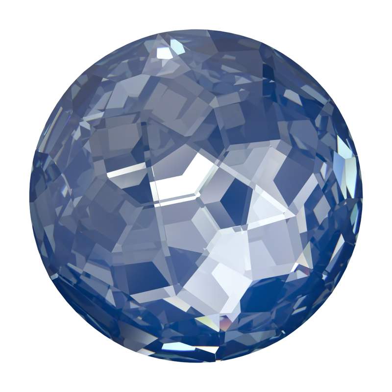 Swarovski Round Stones 1383 8 mm Crystal Blue Muse Lux