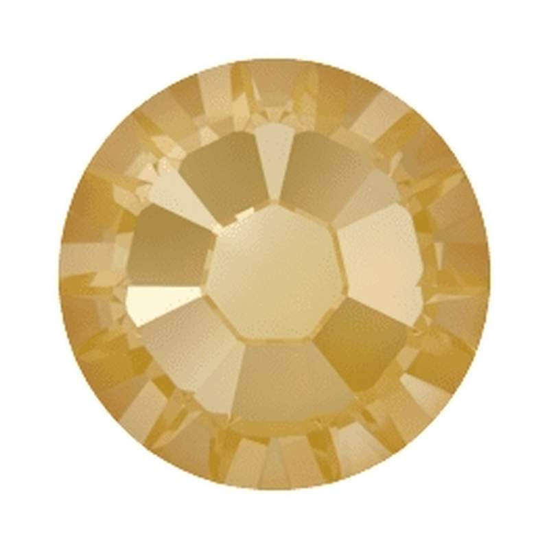 Swarovski Flatback Crystals 2058 ss 5 Crystal Tuscan Yellow Lux