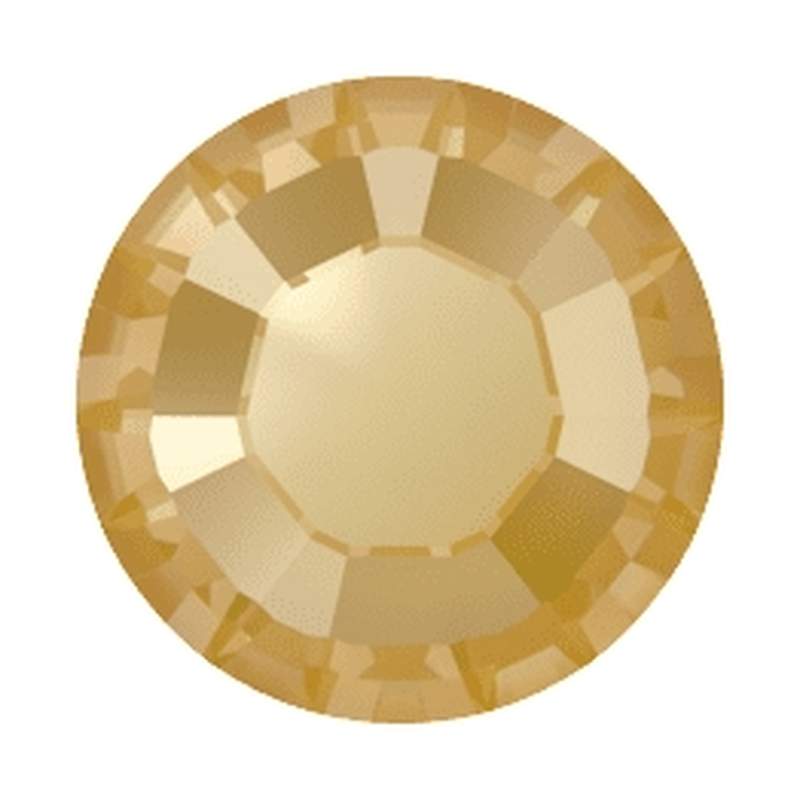 Swarovski Hotfix Crystals 2038 ss 6 Crystal Tuscan Yellow Lux HFT