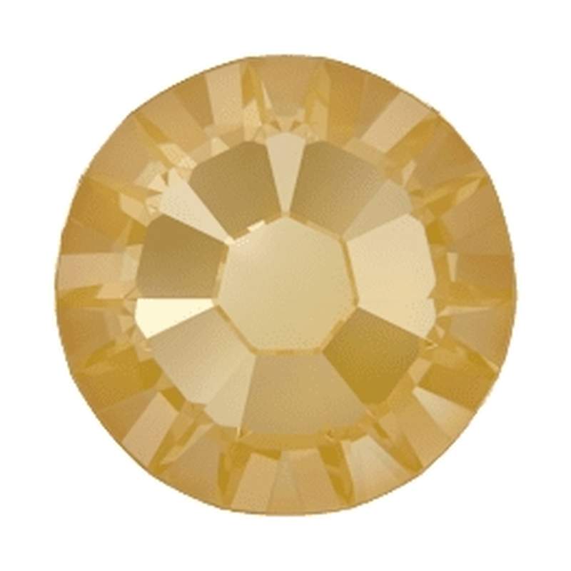 Swarovski Flatback Crystals 2058 ss 7 Crystal Tuscan Yellow Lux