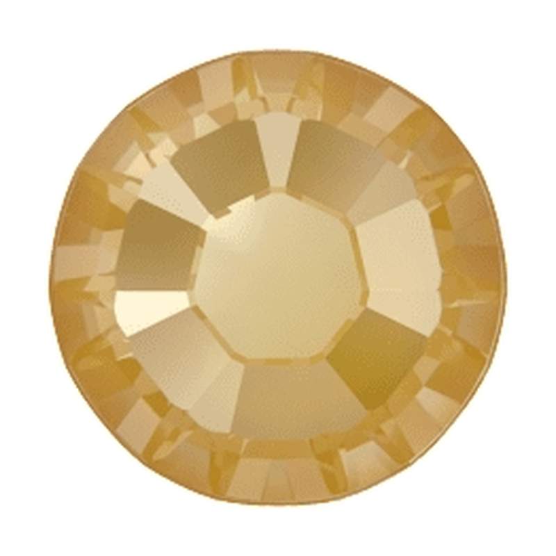 Swarovski Hotfix Crystals 2038 ss 10 Crystal Tuscan Yellow Lux HFT
