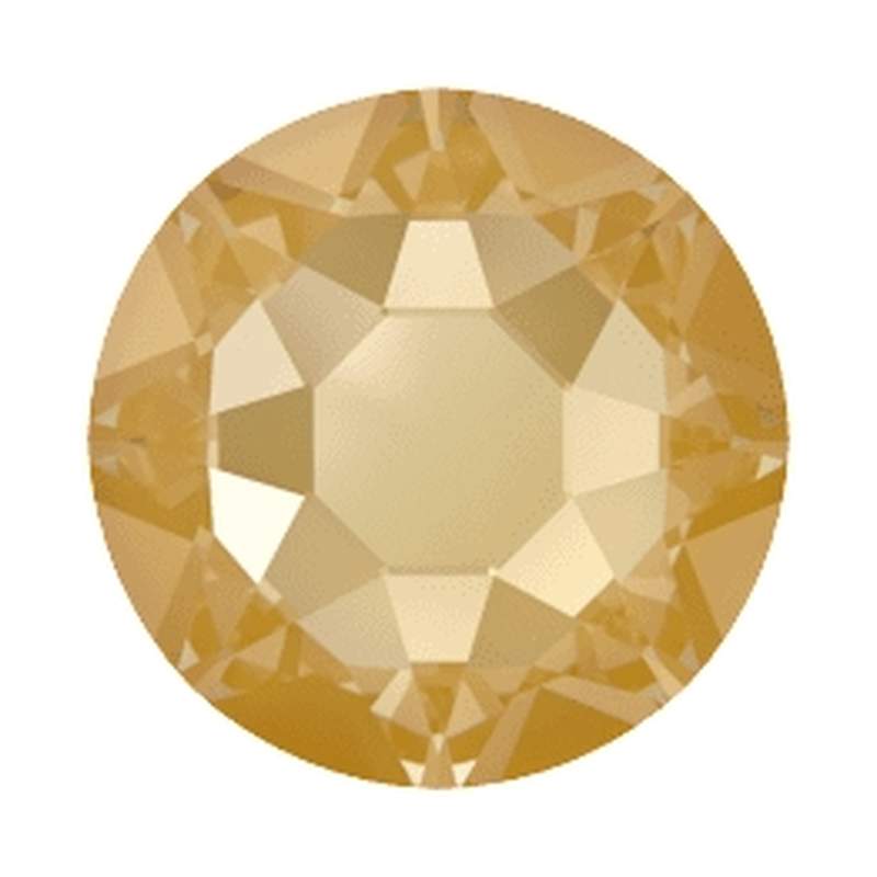 Swarovski Hotfix Crystals 2078 ss 30 Crystal Tuscan Yellow Lux HFT