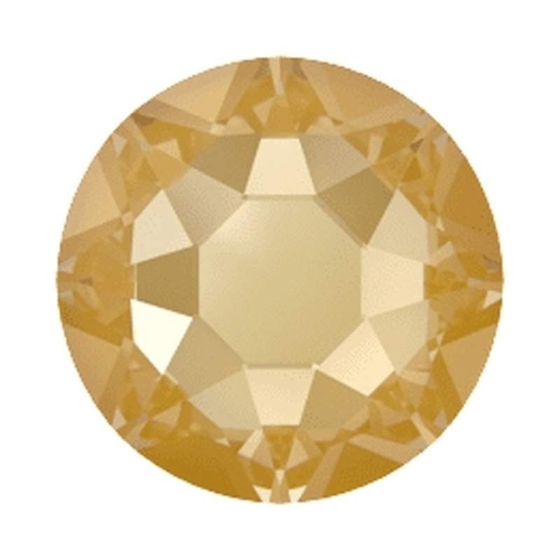 Swarovski Hotfix Crystals 2078 ss 34 Crystal Tuscan Yellow Lux HFT