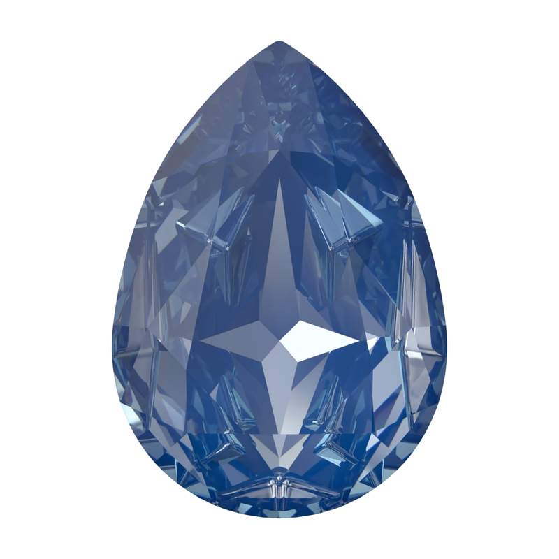 Swarovski Fancy Stones 4390 10 x 7 mm Crystal Blue Muse Lux