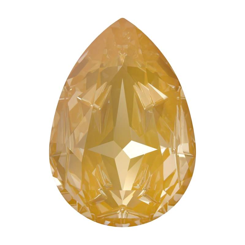Swarovski Fancy Stones 4390 10 x 7 mm Crystal Tuscan Yellow Lux