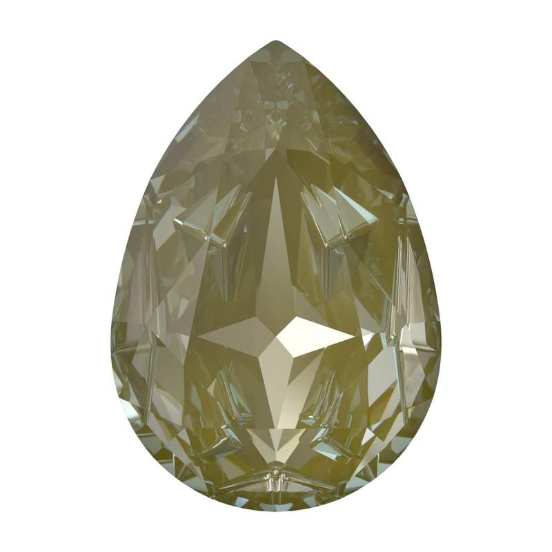 Swarovski Fancy Stones 4390 10 x 7 mm Crystal Herbal Green Lux