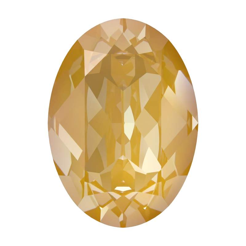 Swarovski Fancy Stones 4120 14 x 10 mm Crystal Tuscan Yellow Lux