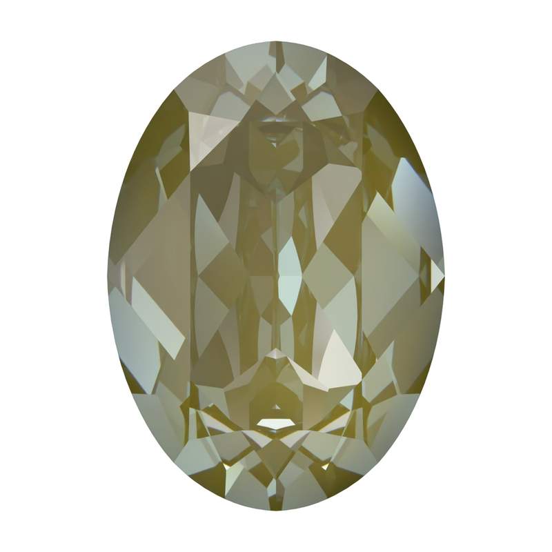 Swarovski Fancy Stones 4120 14 x 10 mm Crystal Herbal Green Lux