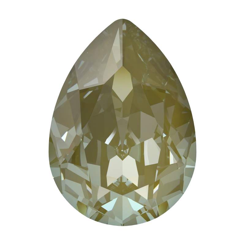 Swarovski Fancy Stones 4320 14 x 10 mm Crystal Herbal Green Lux